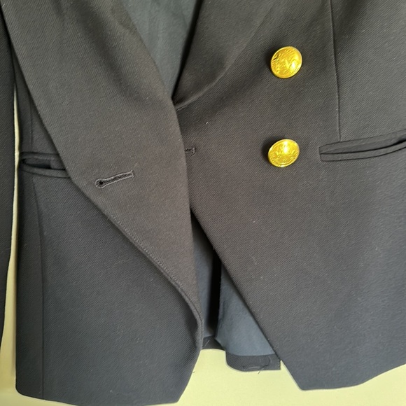 Express Double Breasted Blazer - Navy - 00 - Picture 11 of 16